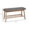 Bankje Lily - 1 plank - 90x34x45 cm