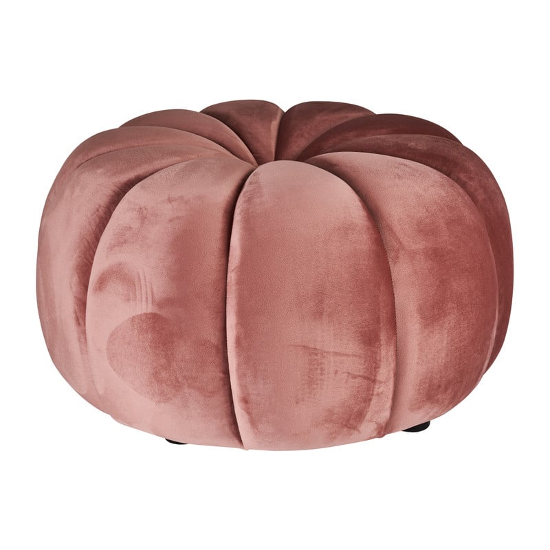 Poef pumpkin - roze - ø67x37 cm