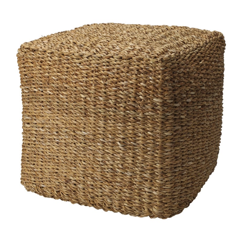 Poef rotan - vierkant - 40x40x40 cm