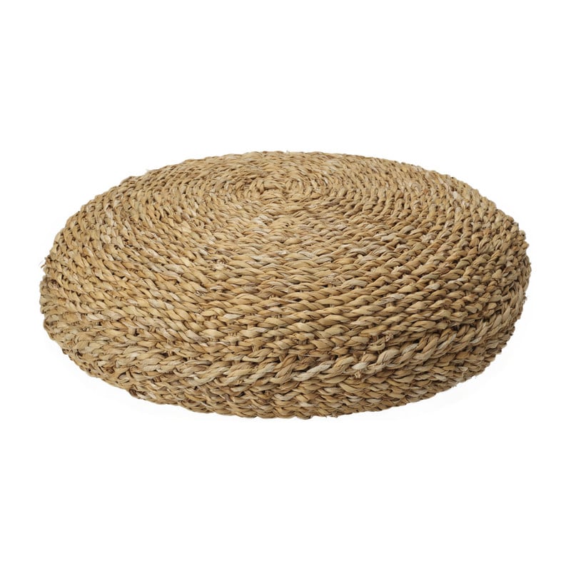 Poef rotan - ø40x15 cm