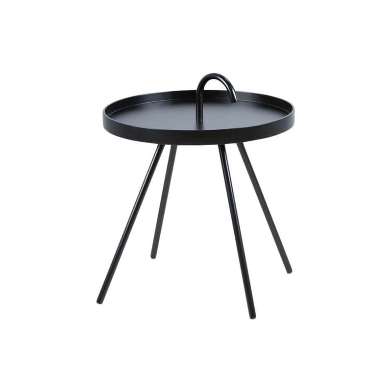 Bijzettafel Borba - 51x62.5 cm - zwart