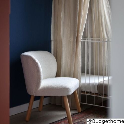 Teddy fauteuil - Troyes - wit - 68.5x60x59.5 cm