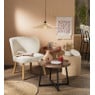 Teddy fauteuil - Troyes - wit - 68.5x60x59.5 cm