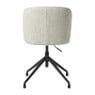Verstelbare bureaustoel teddy - groen/zilverkleurig - 75.5x56x50 cm