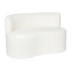 Teddy loveseat fauteuil - wit - 71x120x71 cm