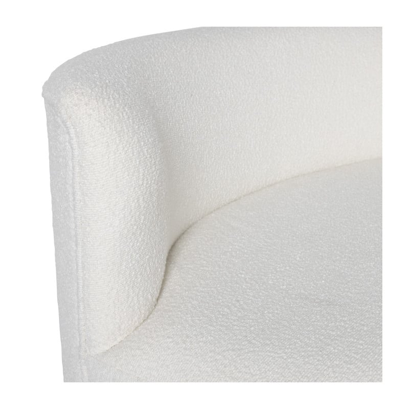 Teddy loveseat fauteuil - wit - 71x120x71 cm