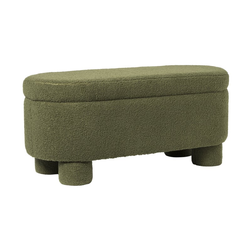 Opbergbank teddy dodo - groen - 43x100x42 cm