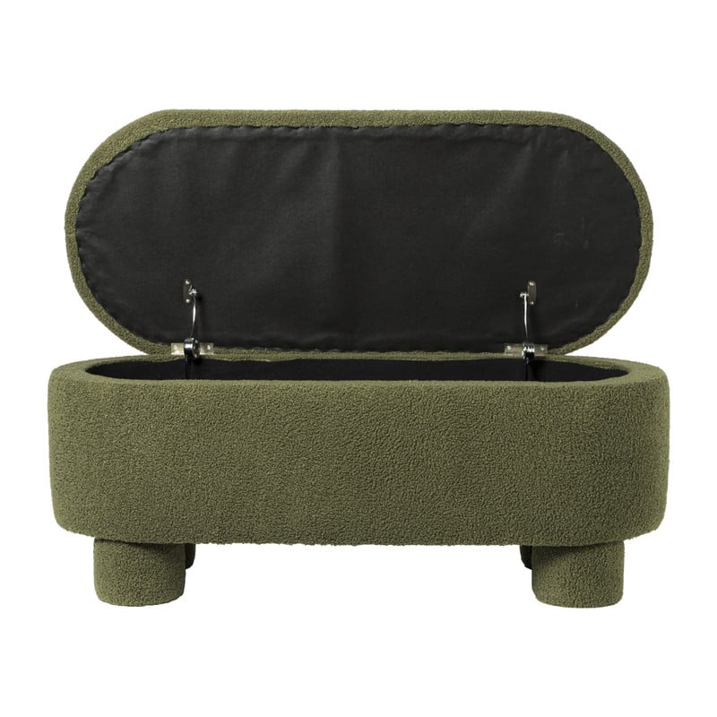 Opbergbank teddy dodo - groen - 43x100x42 cm