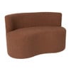 Teddy loveseat fauteuil - terracotta - 71x120x71 cm