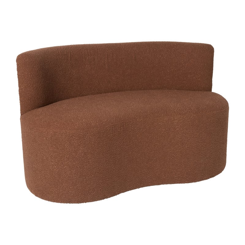 Teddy loveseat fauteuil - terracotta - 71x120x71 cm