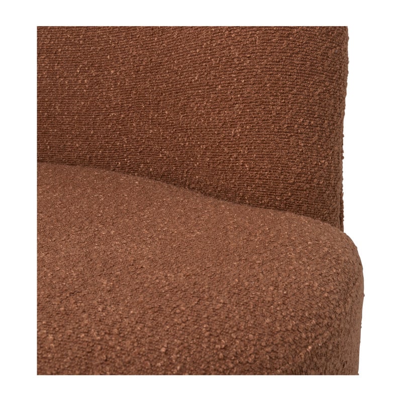 Teddy loveseat fauteuil - terracotta - 71x120x71 cm