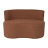 Teddy loveseat fauteuil - terracotta - 71x120x71 cm