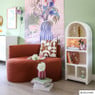 Teddy loveseat fauteuil - terracotta - 71x120x71 cm