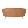 2-zits bankje Didi corduroy - bruin - 73x147x73 cm