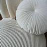Fauteuil Didi corduroy - wit - 77x60x69 cm