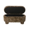 Opbergbank luipaard dodo - bruin - 43x100x42 cm