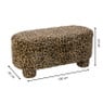 Opbergbank luipaard dodo - bruin - 43x100x42 cm