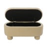 Opbergbank teddy dodo - beige - 43x100x42 cm