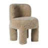 Kinderstoel fur - beige - 50x40x38 cm