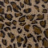 Poef luipaard - bruin/beige - ø40x29 cm