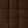 Poef chunk teddy - bruin - 36x36x36 cm