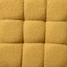 Poef chunk teddy - geel - 36x36x36 cm