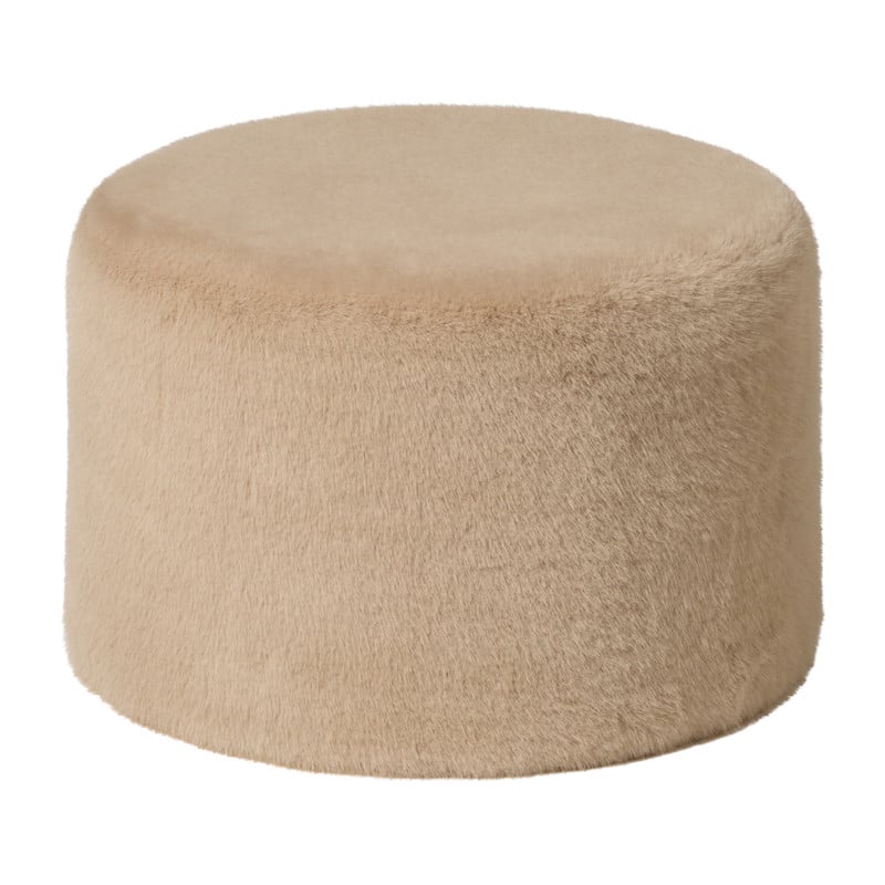Poef Babette - beige - ø52x32 cm