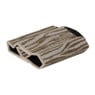 Opvouwbare poef jacquard zebraprint - taupe - ø38x38 cm