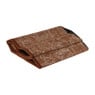 Opvouwbare poef jacquard - bruin - ø38x38 cm