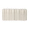 Bank Naomi teddy - wit - 45x100x38 cm