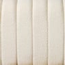 Bank Naomi teddy - wit - 45x100x38 cm