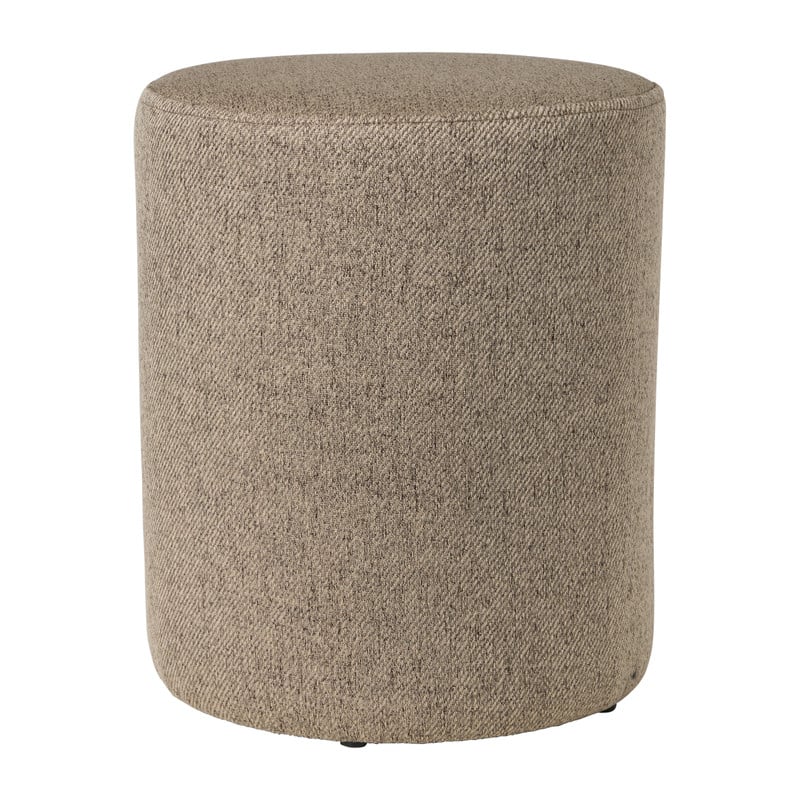 Poefjes inschuifbaar - beige/taupe - set van 2