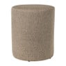 Poefjes inschuifbaar - beige/taupe - set van 2
