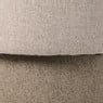 Poefjes inschuifbaar - beige/taupe - set van 2
