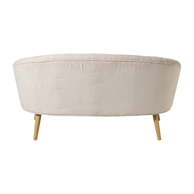 Bank Oscar bouclé - beige - 73x147x73 cm 