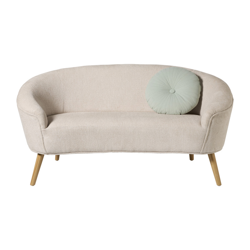 Bank Oscar bouclé - beige - 73x147x73 cm 