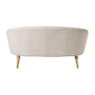 Bank Oscar bouclé - beige - 73x147x73 cm 
