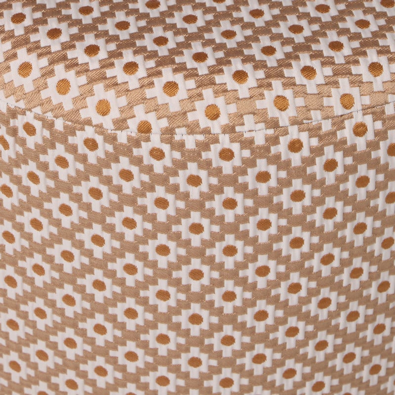 Poef Daisy - taupe - ø35x40 cm