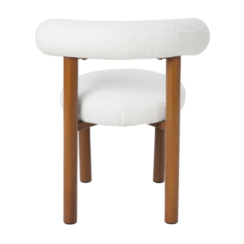 Eetkamerstoel Ruby -  teddy beige/bruin - 73x56.5x53 cm