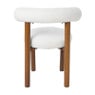 Eetkamerstoel Ruby -  teddy beige/bruin - 73x56.5x53 cm