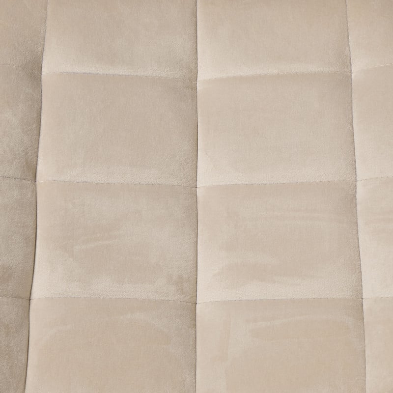 Eetkamerstoel velvet - beige - 80x60x51 cm