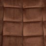 Eetkamerstoel velvet - cognac - 80x60x51 cm