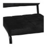 Eetkamerstoel Yara velvet - zwart - 82.5x56x55 cm
