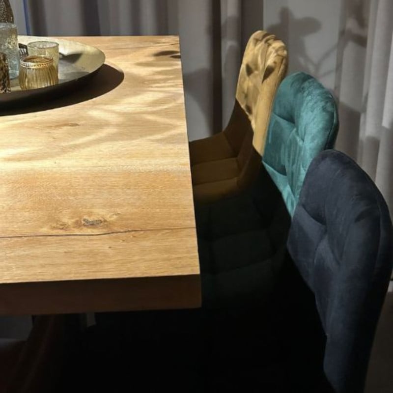Barkruk velvet - groen - 100x50x41.5 cm