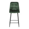Barkruk velvet - groen - 100x50x41.5 cm