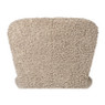 Eetkamerstoel Liz - beige - teddy - 83.5x55x45.4 cm