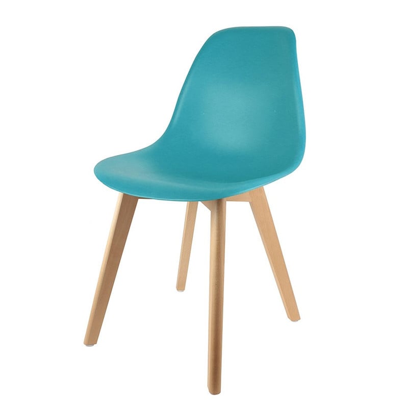 Eetkamerstoel Umea - turquoise - set van 2 