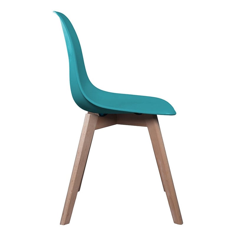 Eetkamerstoel Umea - turquoise - set van 2 