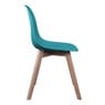 Eetkamerstoel Umea - turquoise - set van 2 