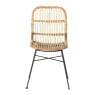 Eetkamerstoel Yogya - rotan - 87x60x45 cm